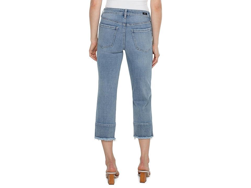 Liverpool Los Angeles Liv Mid Rise Non-Skinny Skinny with Double Fray Hem (Wolfbrook) Women's Jeans Product Image