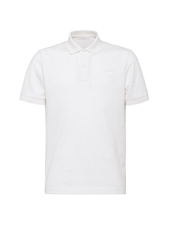 Mens Pique Polo Shirt Product Image