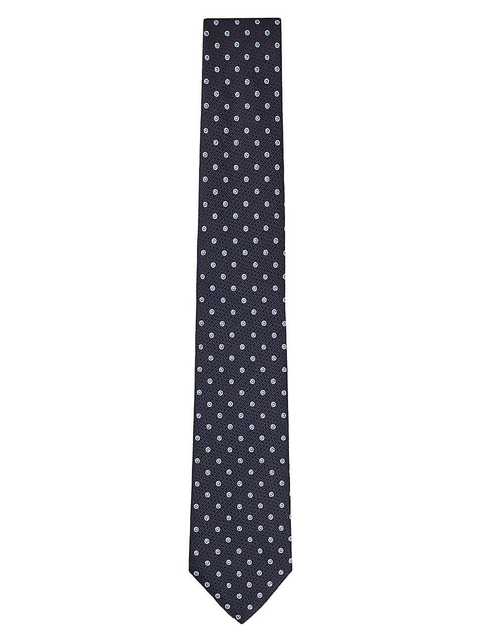 Boss by Hugo Boss Mens Micro Pattern Silk-Jacquard Tie Product Image