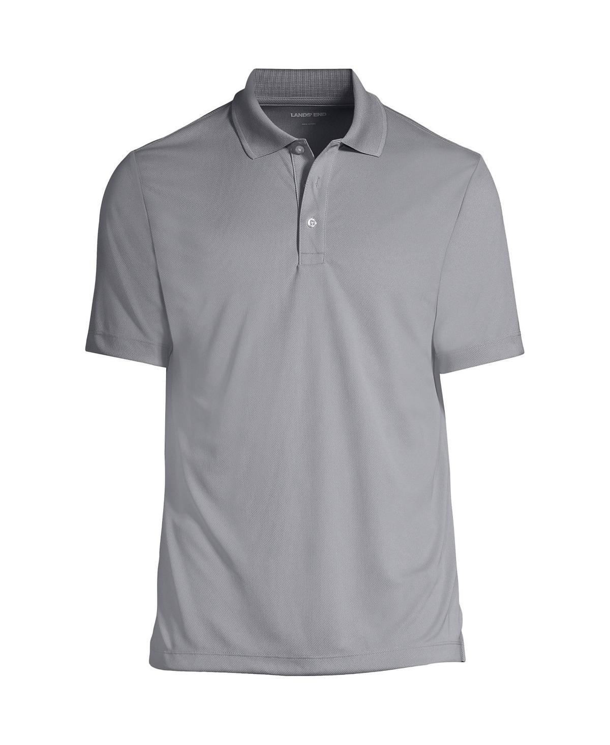 Mens Lands End Short Sleeve Moisture-Wicking Active Polo Shirt Product Image