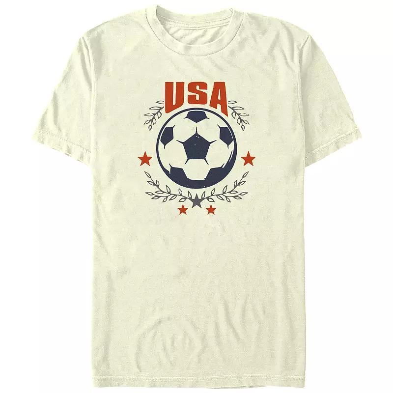 Mens Soccer Ball Graphic Tee Product Image