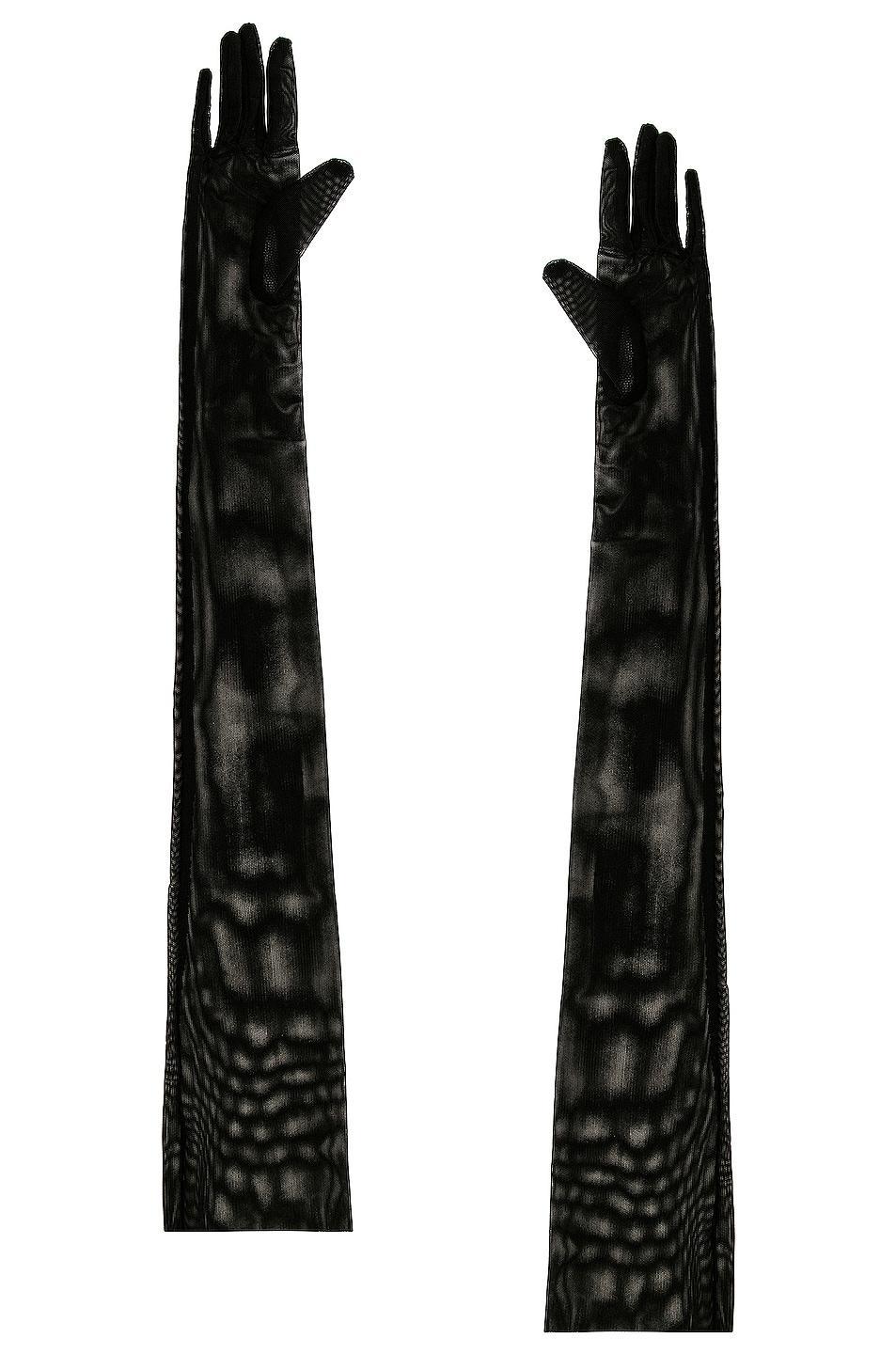 Norma Kamali Long Gloves in Black. - size XS/S (also in M/L) product image