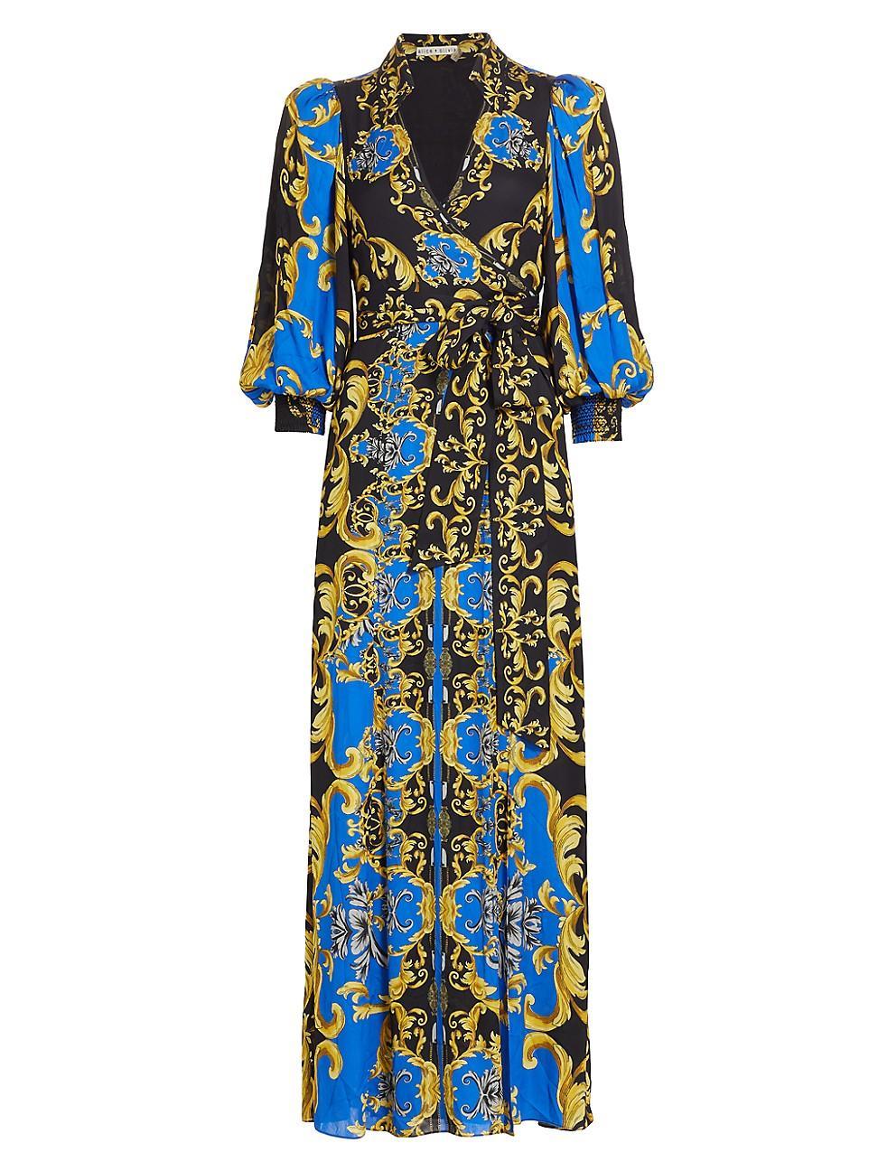 Womens Alisa Ornate Wrap Maxi Dress Product Image