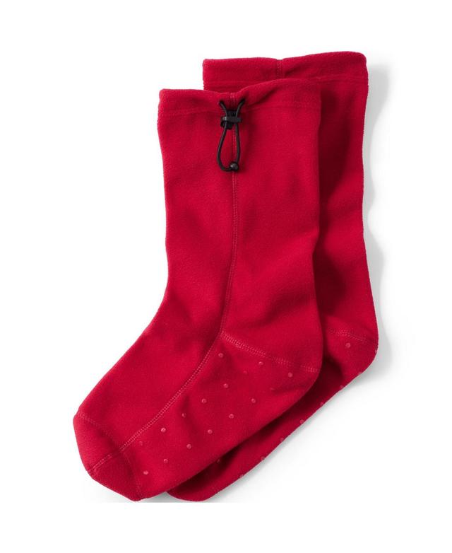 Womens Lands End Fleece Slipper Socks Product Image