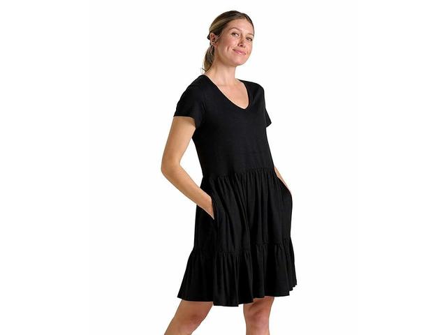 Toad&Co Marley Tiered Short Sleeve Dress Women's Clothing Product Image