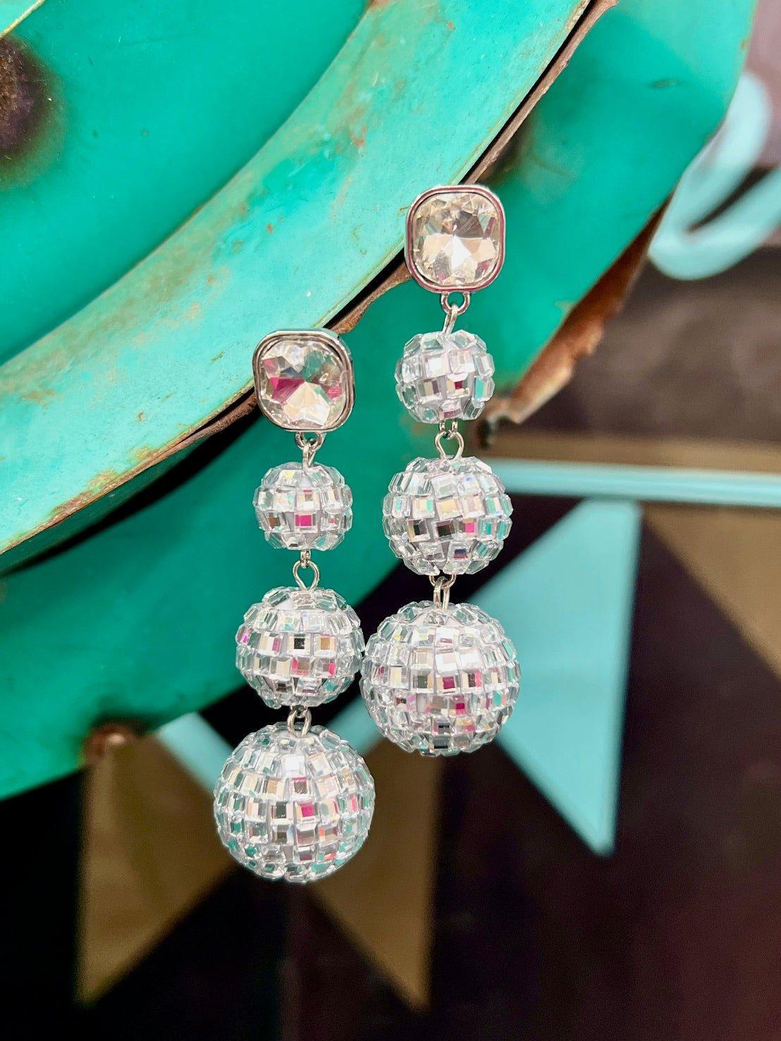 Disco Ball Earrings Product Image