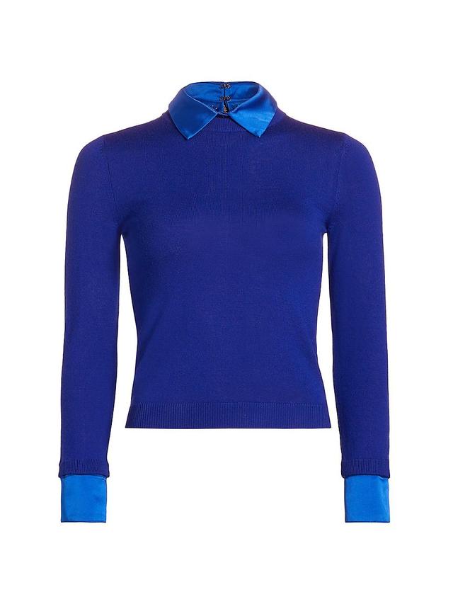 Womens Porla Collared Sweater Product Image