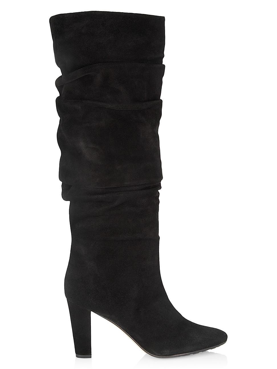 Womens Calassohi 90MM Slouchy Suede Knee-High Boots Product Image