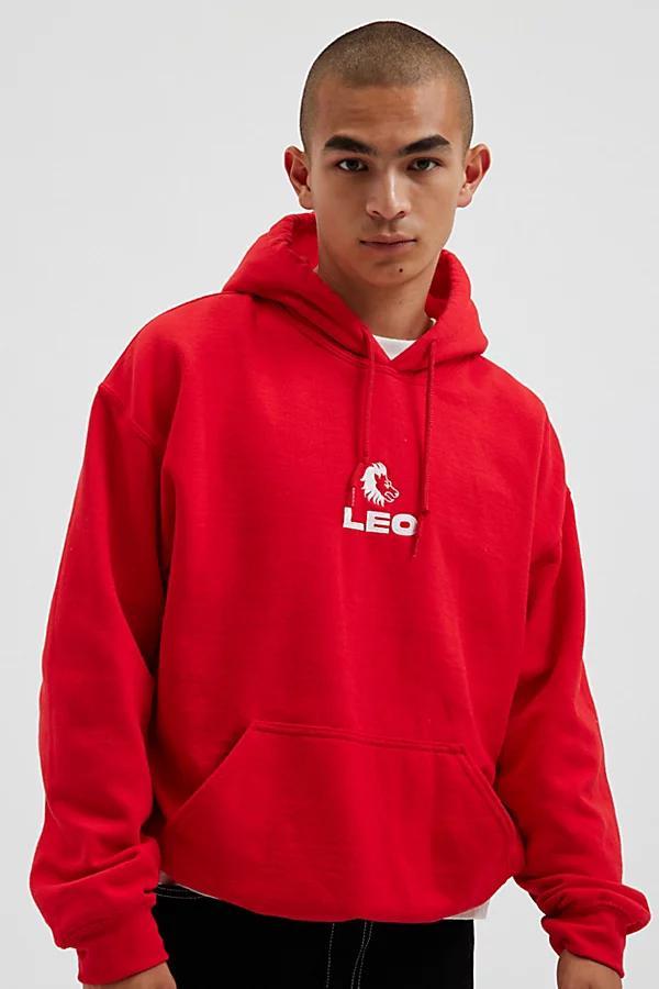 Zodiac Embroidered Hoodie Sweatshirt Mens at Urban Outfitters Product Image