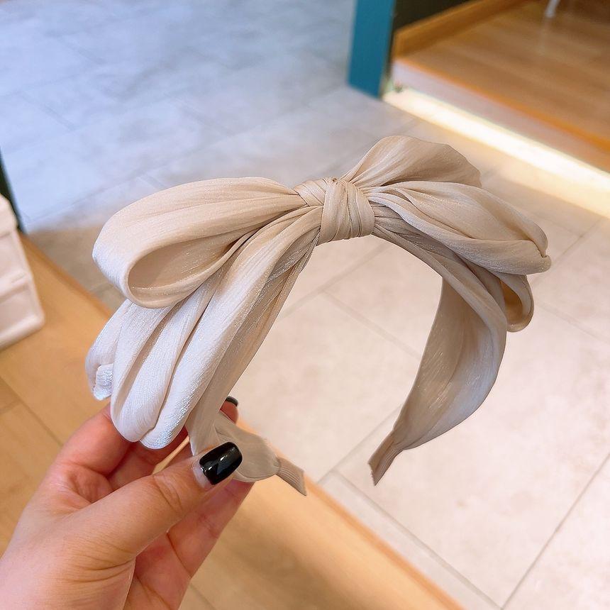 Plain Bow Headband Product Image