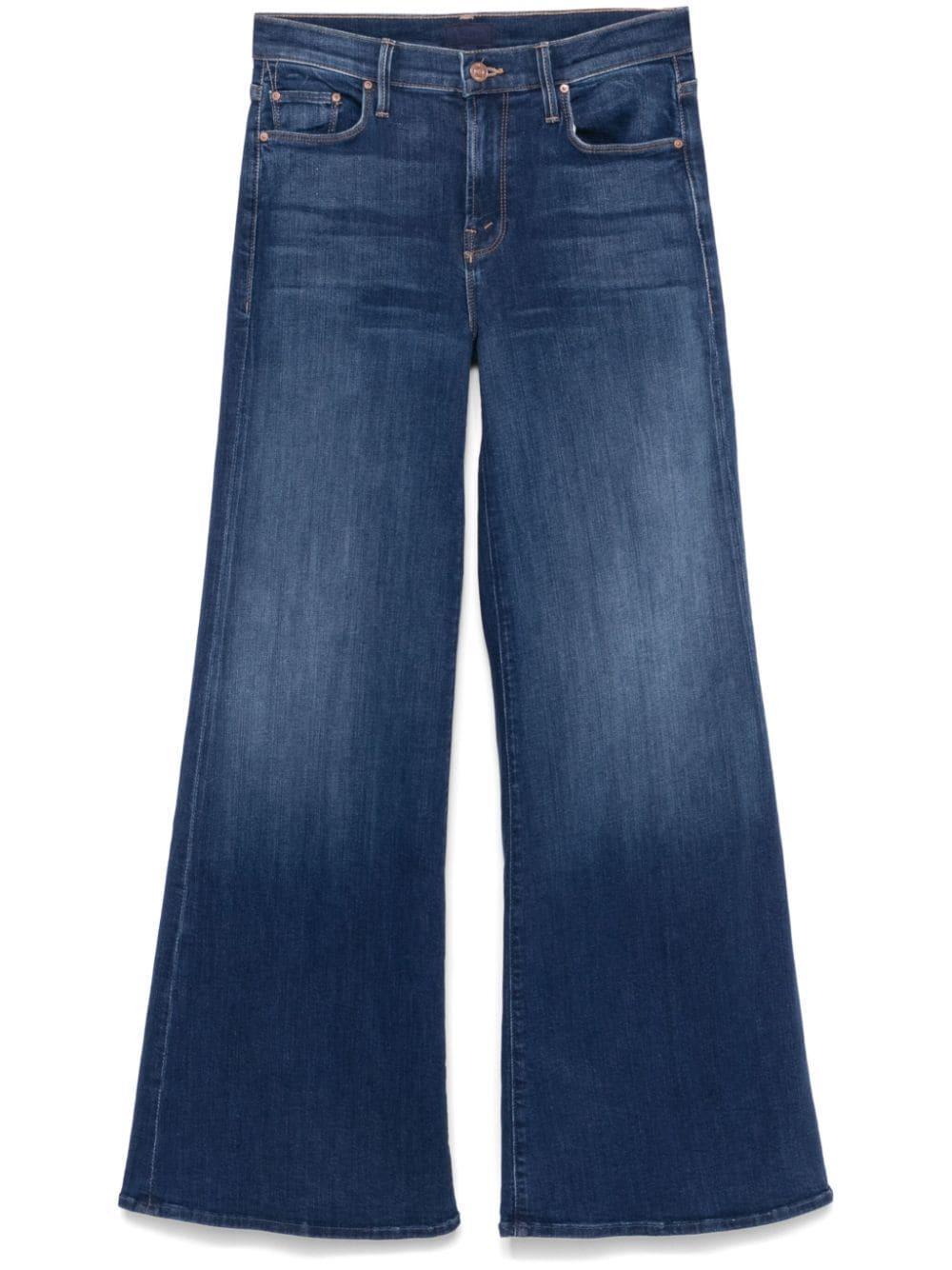 Petites The Lil Tomcat Roller Sneak High Rise Jeans In Sixth Sense In Blue Product Image