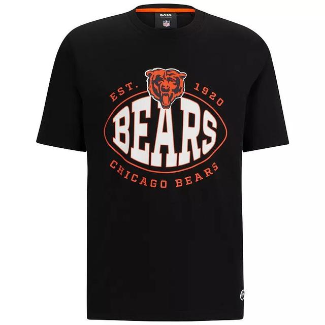 Boss Nfl Chicago Bears Cotton Blend Graphic Tee Product Image