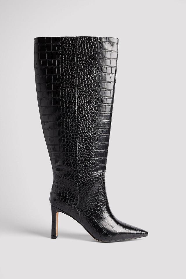 Croc Pointy Toe Boots Product Image