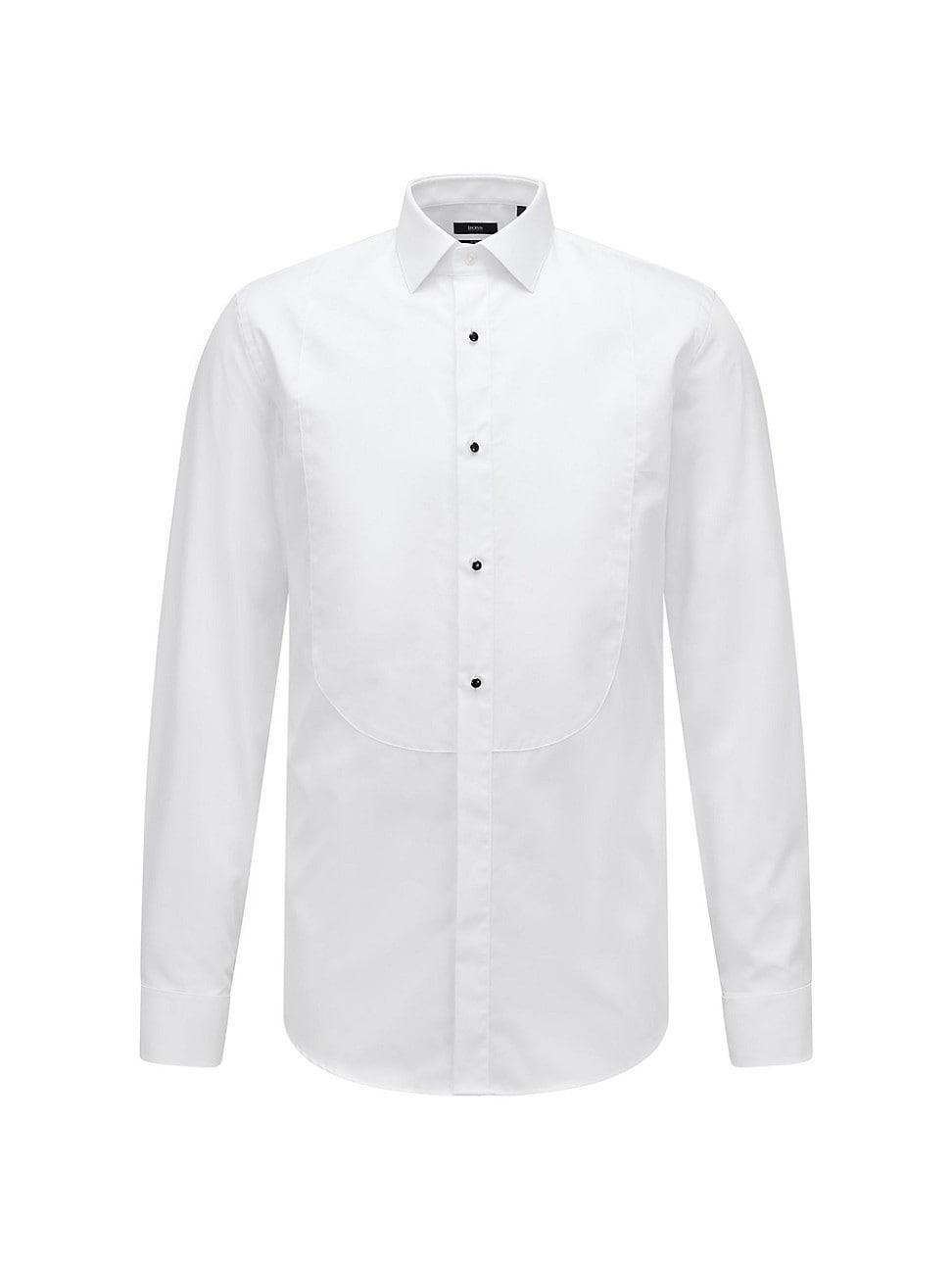 Mens Slim-Fit Evening Shirt in Easy-Iron Cotton Product Image