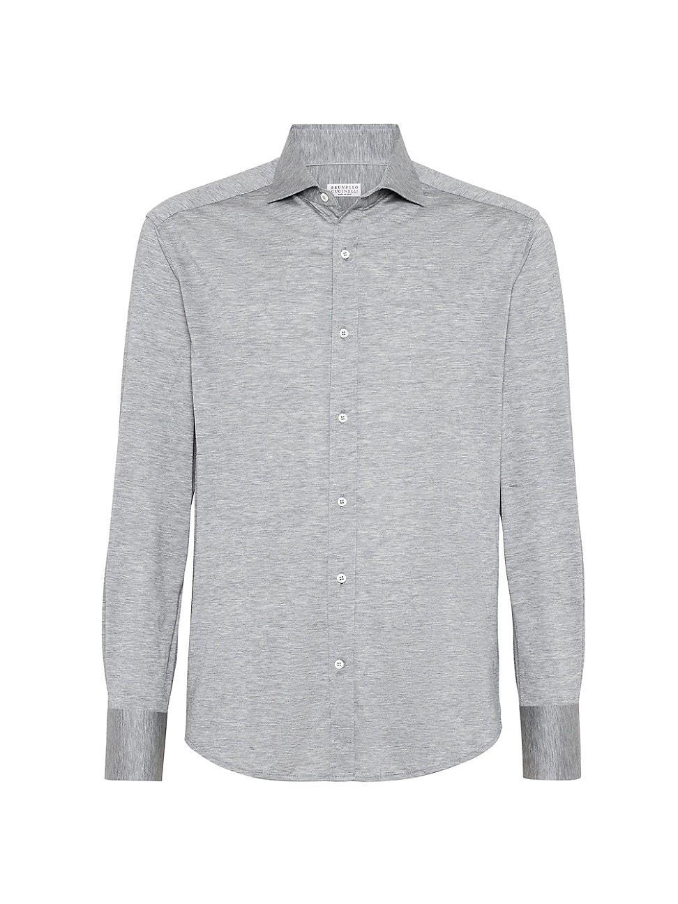 Mens Silk-Cotton Jersey Sport Shirt Product Image