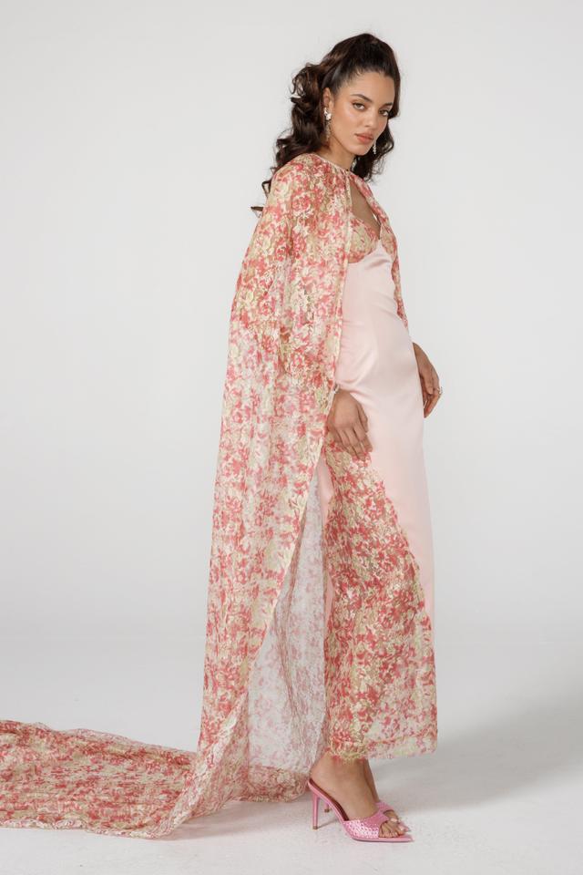 Eva Silk Dress (Pink) (Final Sale) Product Image