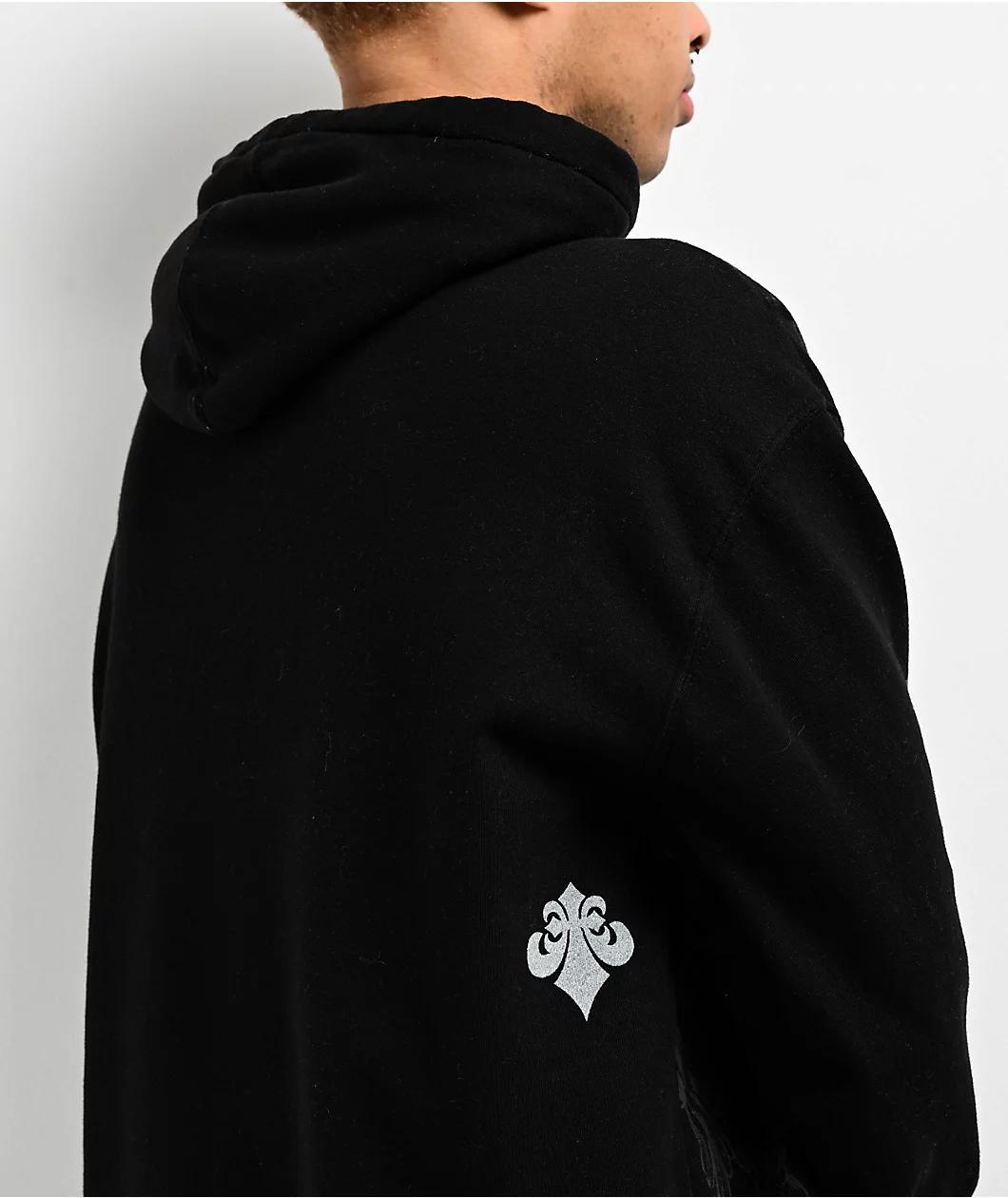 Affliction Jump Black Hoodie Product Image