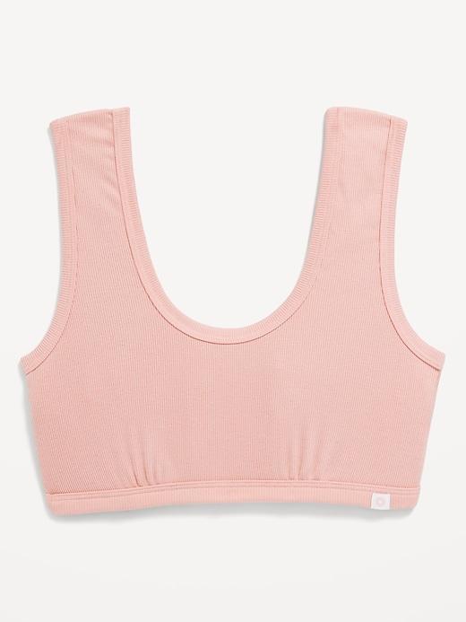 Rib-Knit Bralette Top Product Image