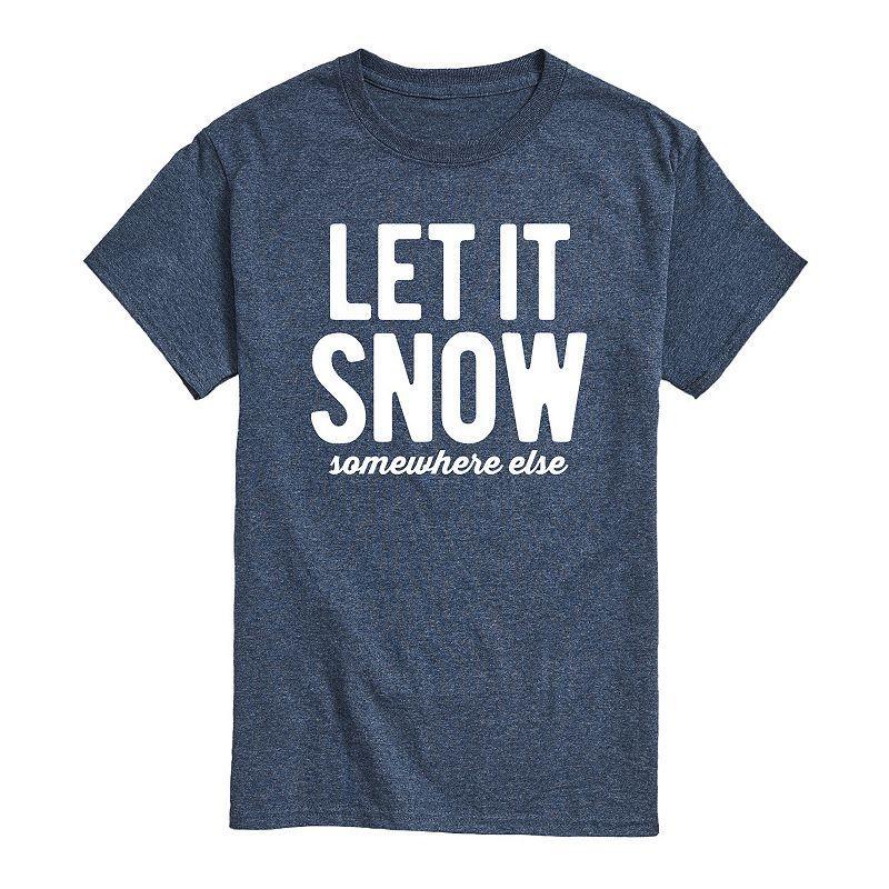 Mens Let It Snow Somewhere Else Tee Product Image