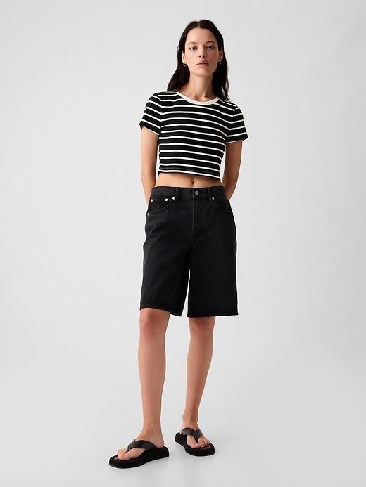 Modern Rib Cropped T-Shirt Product Image