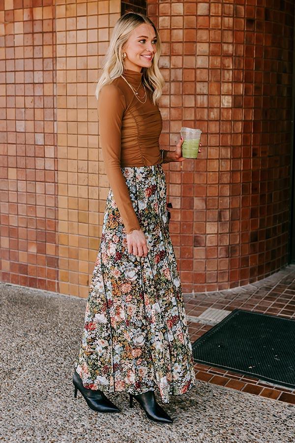 Dreamy Haze High Waist Mesh Maxi Skirt Product Image