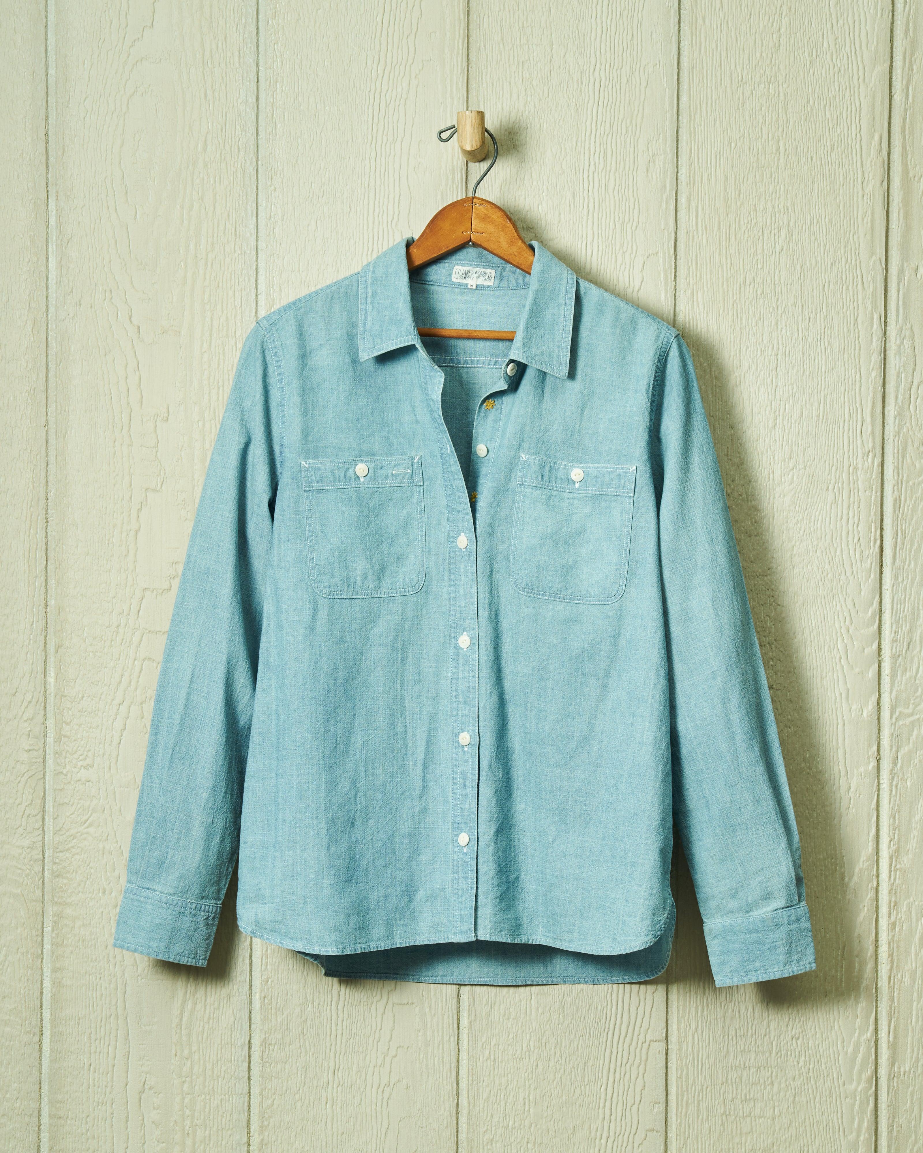 Women's Work Shirt in Chambray Product Image