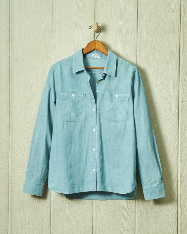 Women's Work Shirt in Chambray Product Image