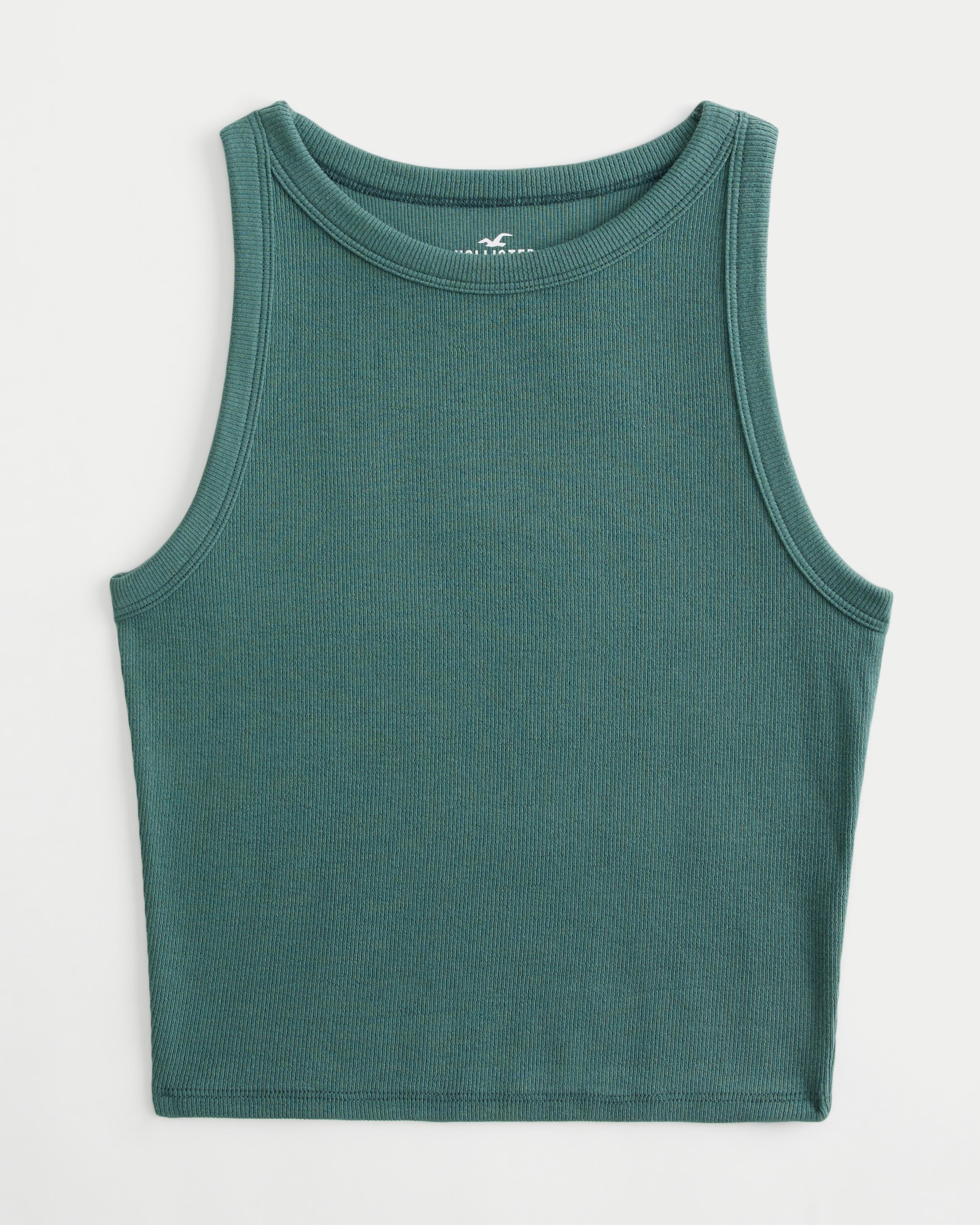 Ribbed High-Neck Tank Product Image