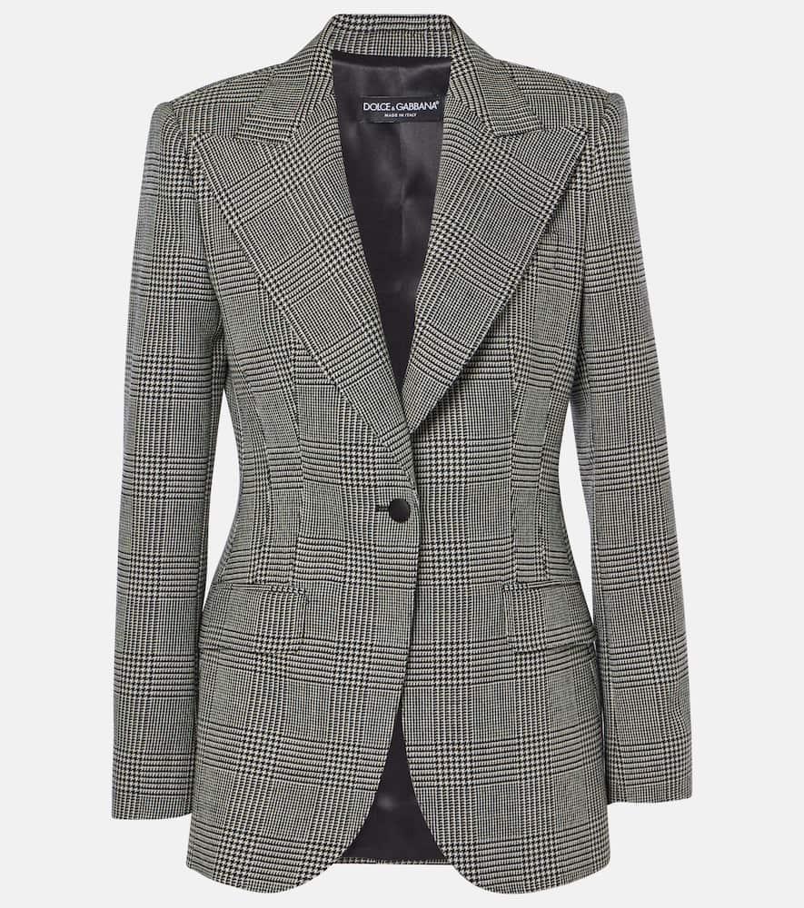 Single-breasted Jacket In White Product Image