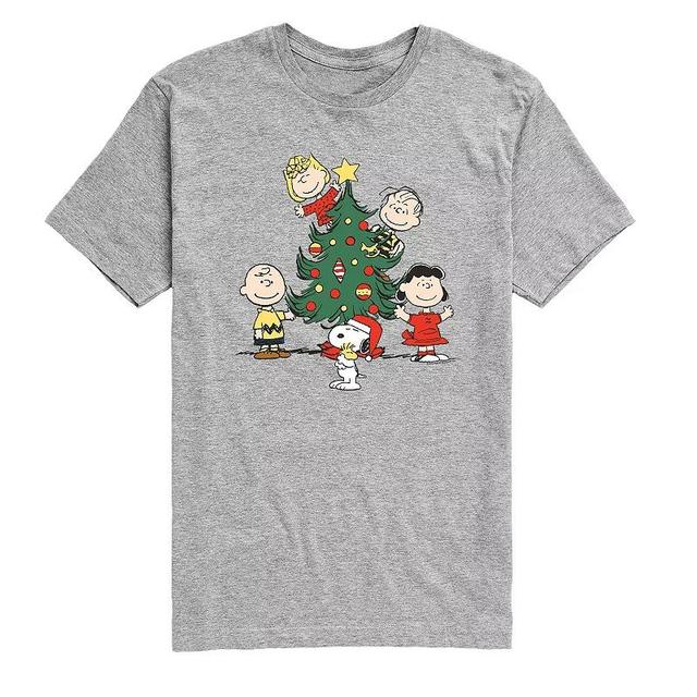 Mens Peanuts Oh Christmas Tree Graphic Tee Product Image