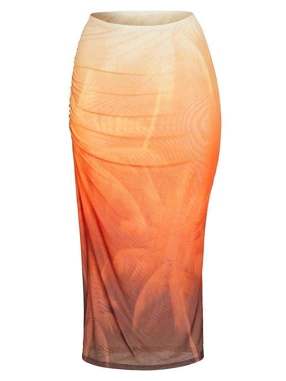 Womens Nia Mesh Midi Skirt Product Image