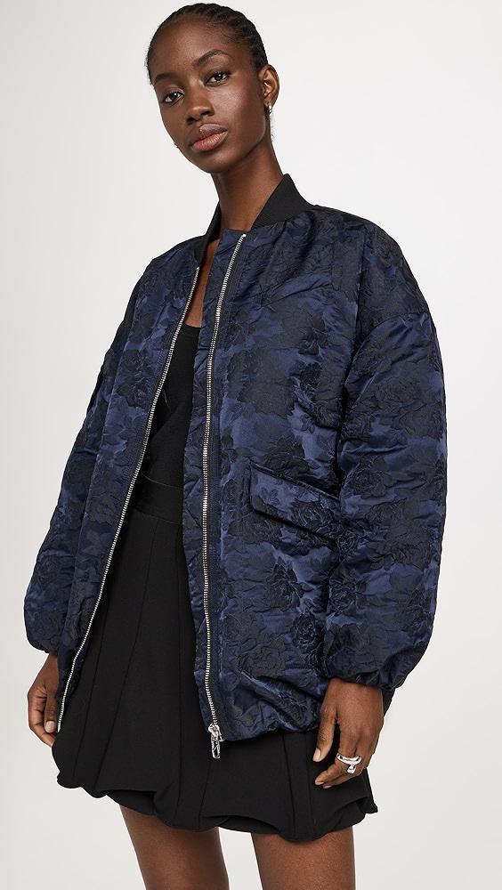 GANNI Botanical Jacquard Bomber Jacket | Shopbop Product Image