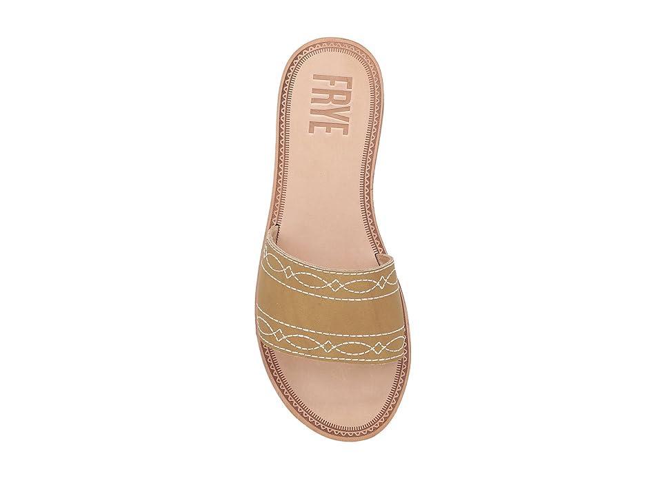 Frye Ava Woodstock Slide (Banana) Women's Sandals Product Image