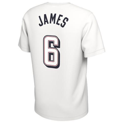 Nike Mens Stephen Curry USAB Olympic Player Name & Number T-Shirt - Red/Navy/White Product Image