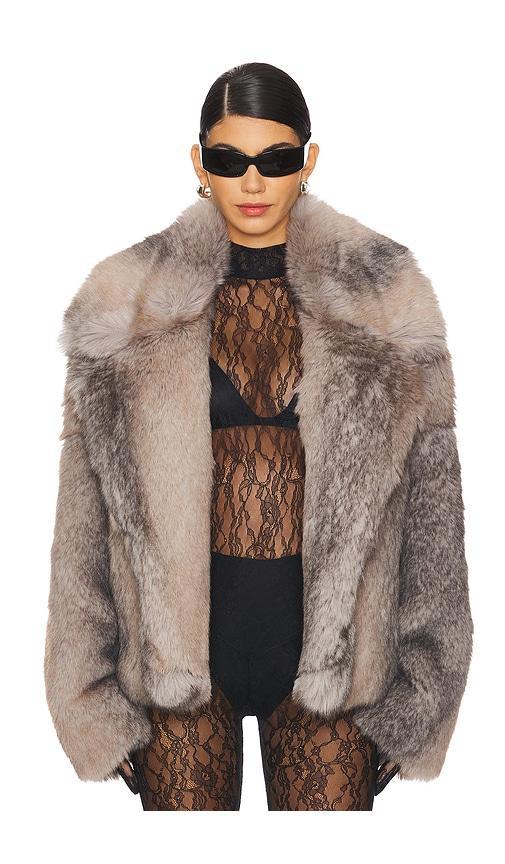 Lydia Faux Fur Jacket Product Image