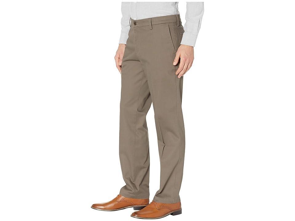 Dockers Straight Fit Signature Khaki Lux Cotton Stretch Pants D2 - Creased (Dark Pebble) Men's Casual Pants Product Image