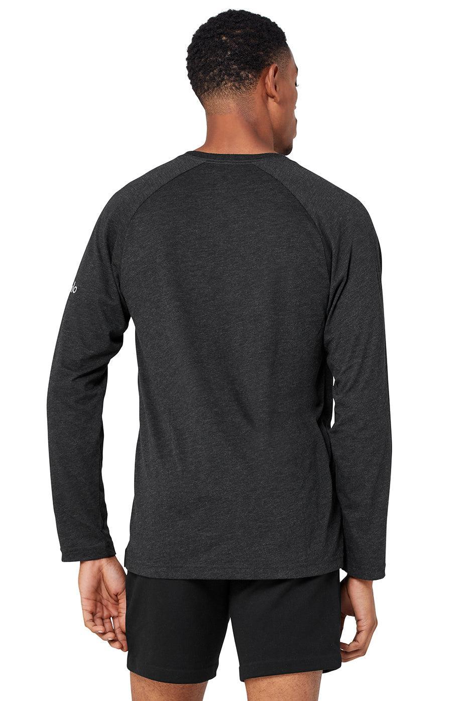 Triumph Long Sleeve Tee - Black Heather Product Image