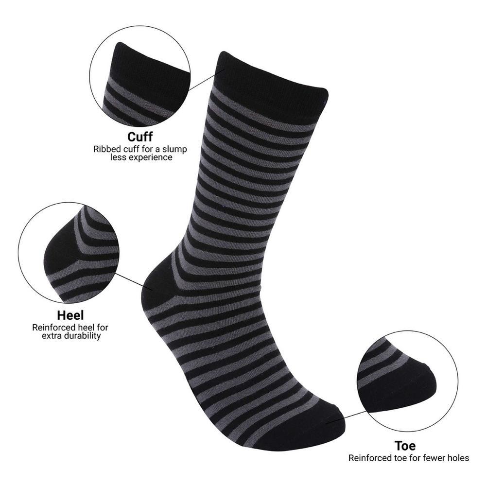 Mio Marino Mens Orthodox Crew Dress Socks Pack of 6 Product Image