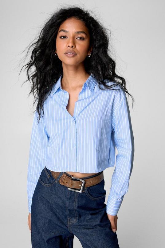 Stripe Cropped Shirt product image