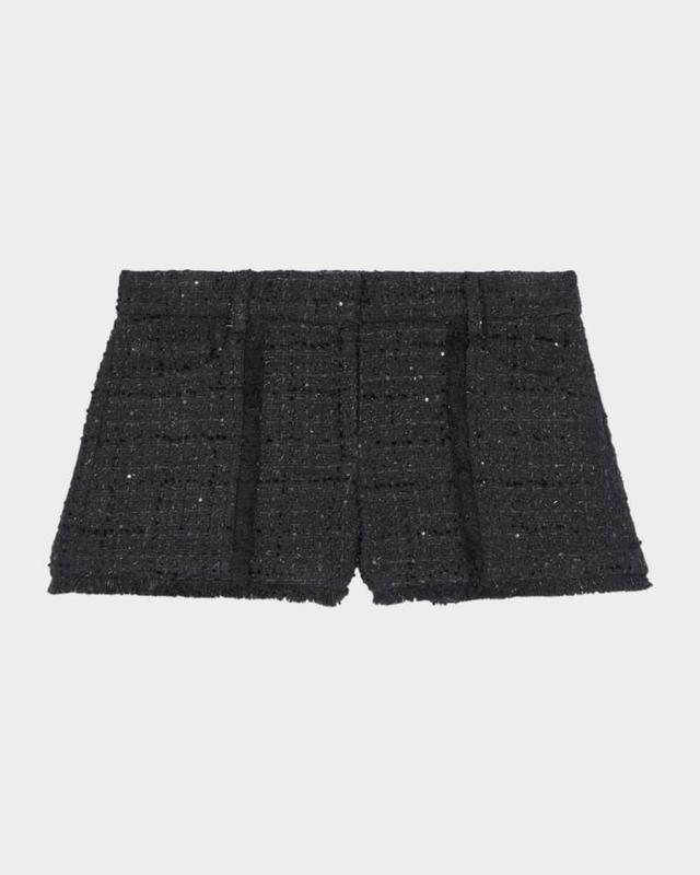 Fitted Tweed Shorts Product Image