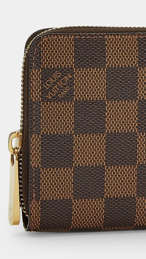 What Goes Around Comes Around Louis Vuitton Damier Ebene Zippy Wallet | Shopbop Product Image