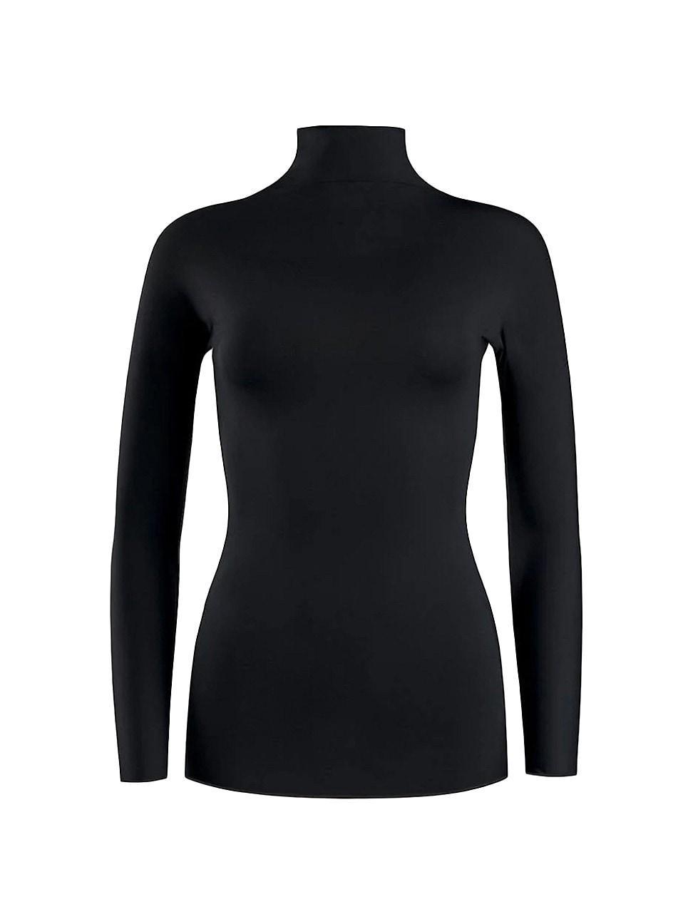 Womens Long Sleeve Knit Turtleneck Shirt product image