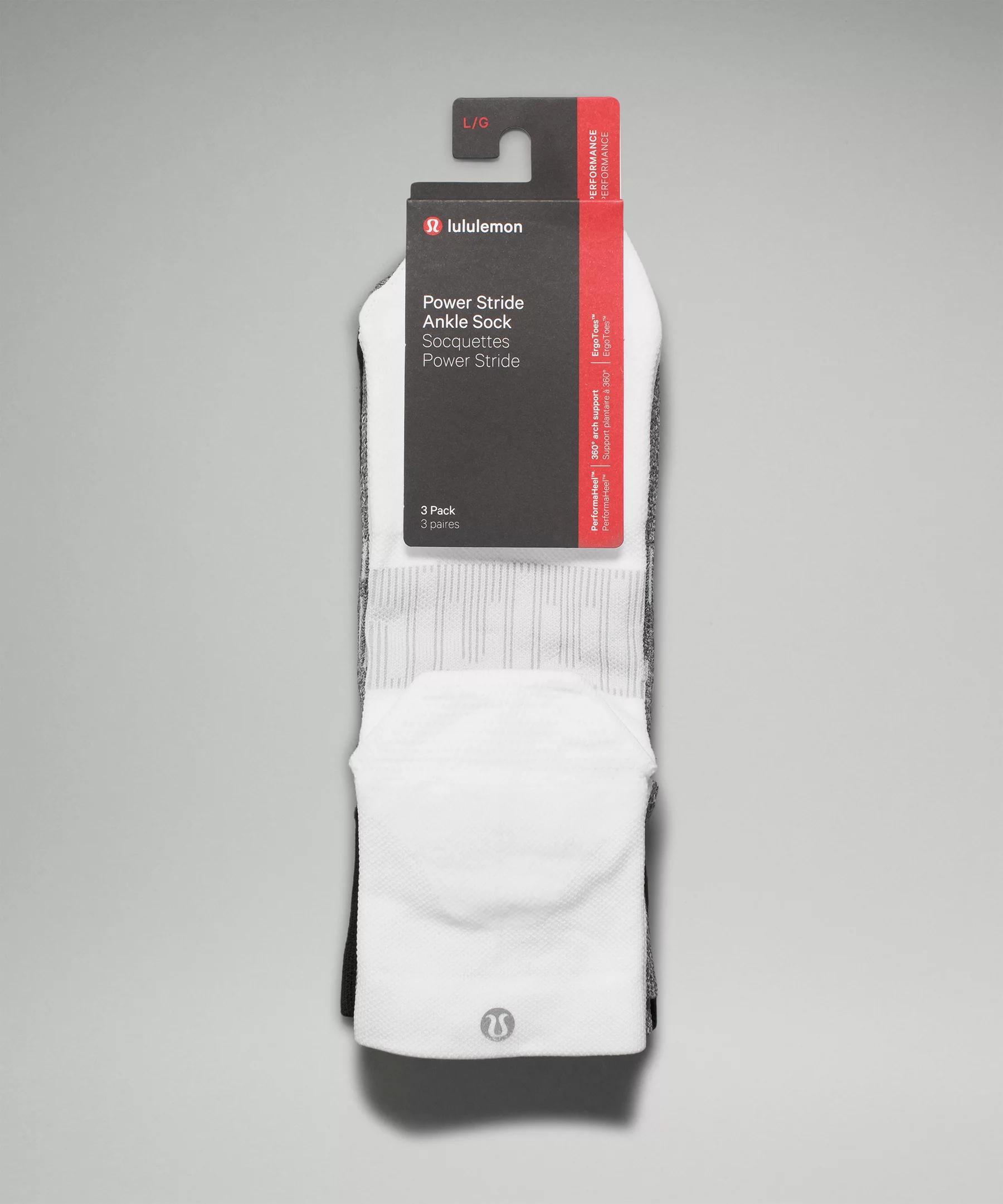 Men's Power Stride Ankle Socks *3 Pack Product Image