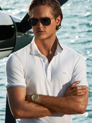 Michael Kors Mens Greenwich Polo Shirt Product Image