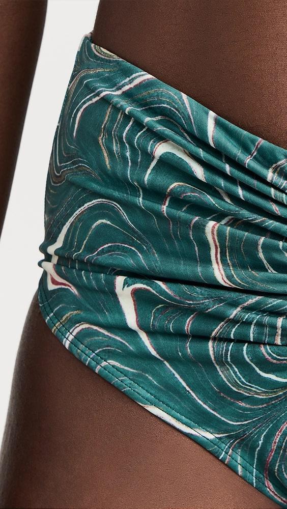 Sea Amara Marble Print Bikini Bottoms | Shopbop Product Image