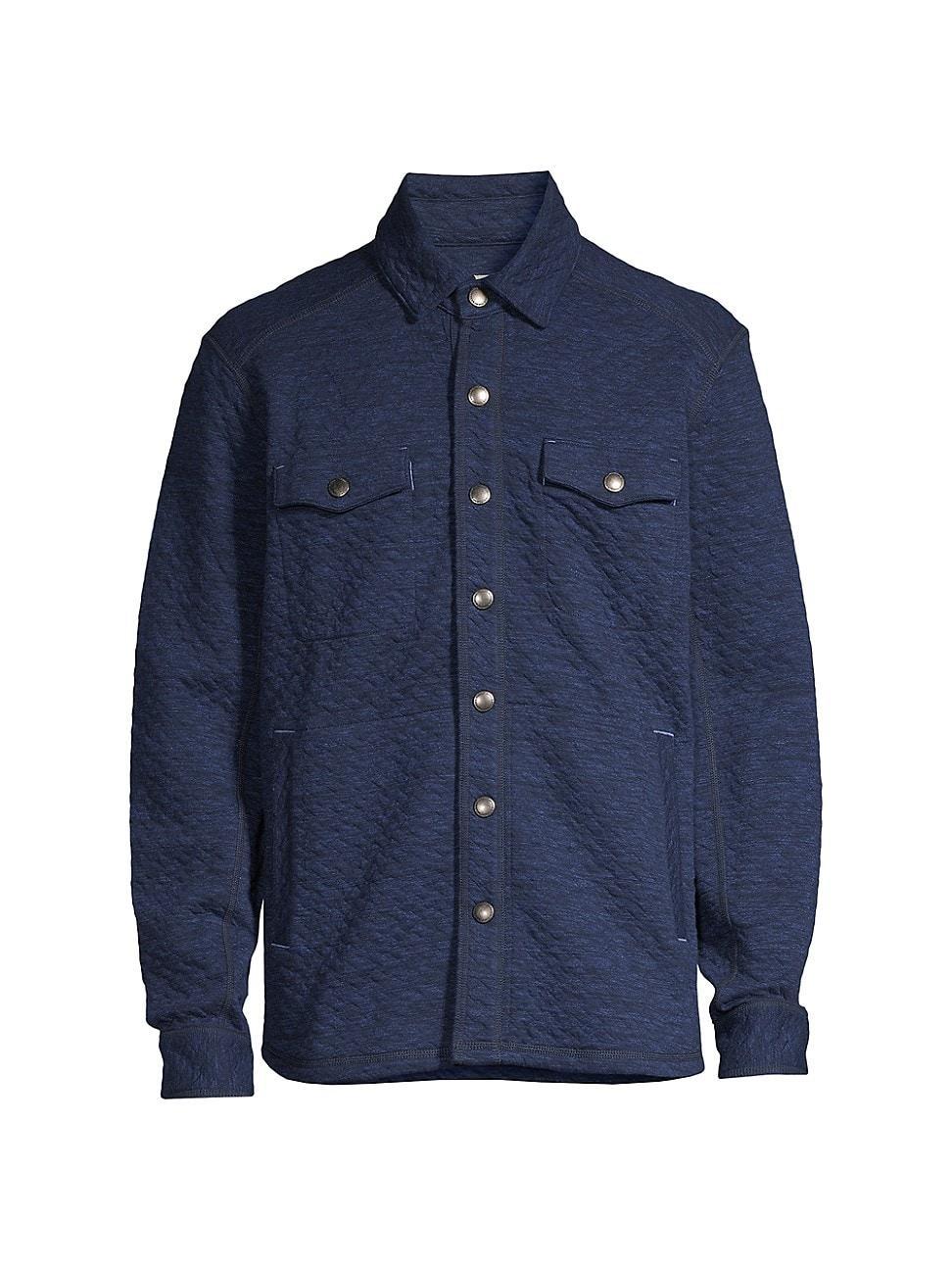 Mens Queensland Quilted Shirt Jacket Product Image