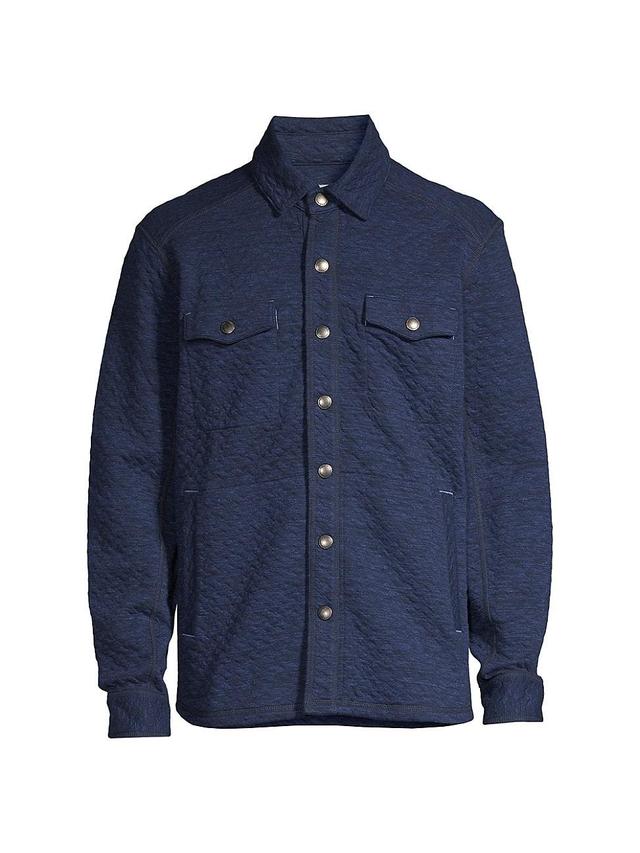 Mens Queensland Quilted Shirt Jacket Product Image