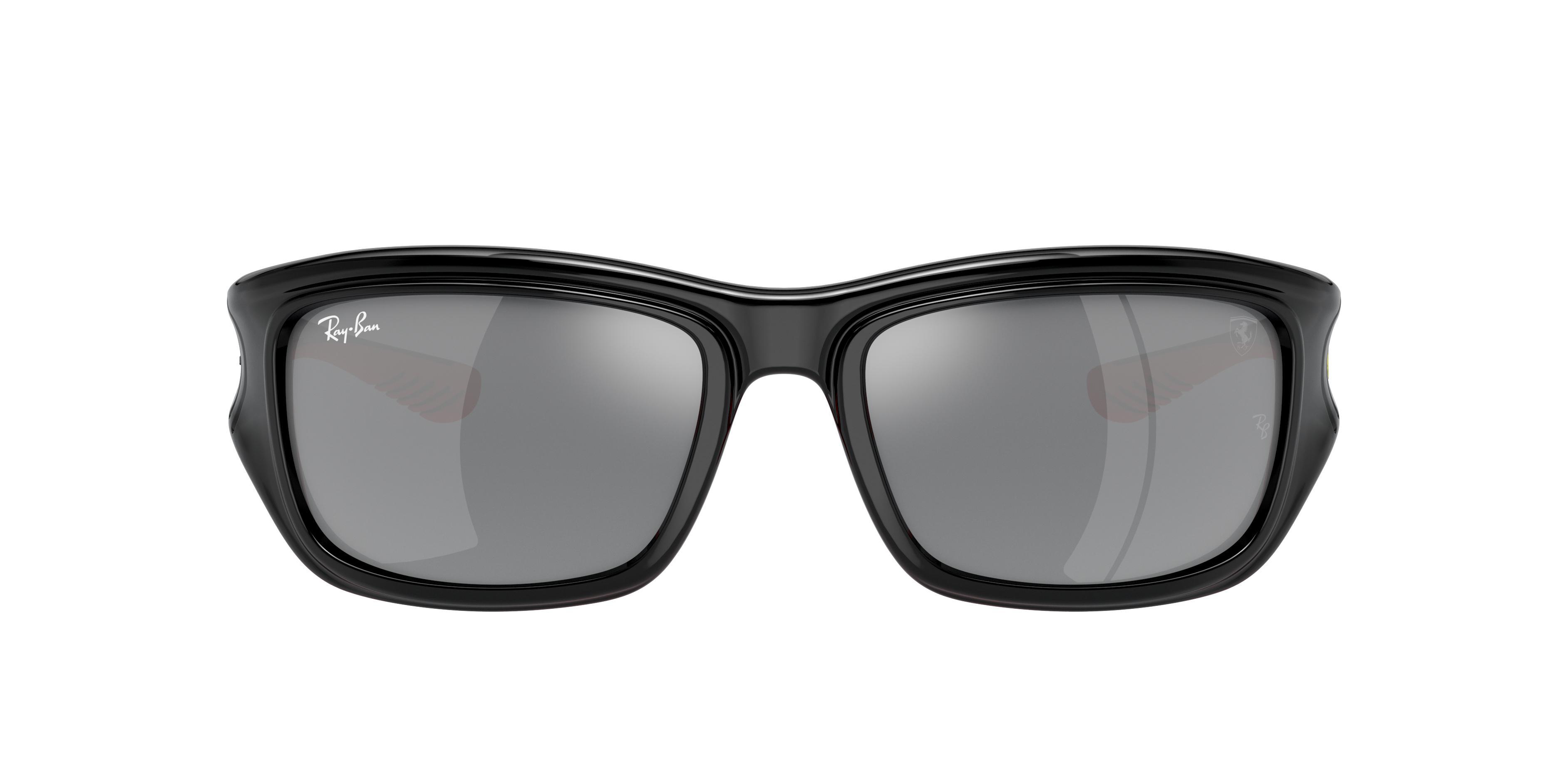 Ray-Ban 59mm Mirrored Square Sunglasses Product Image