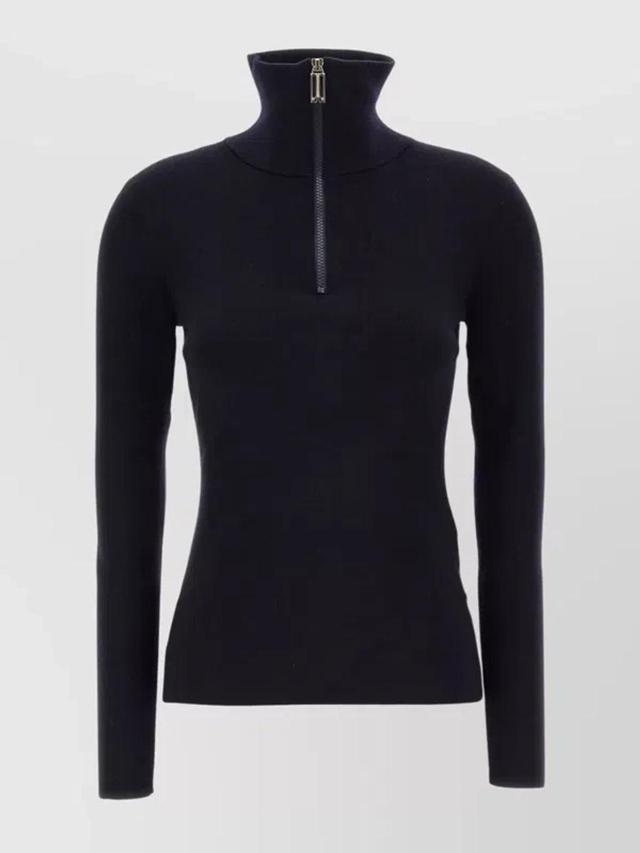 Half Zip Sweater Tops In Ink Blue Product Image