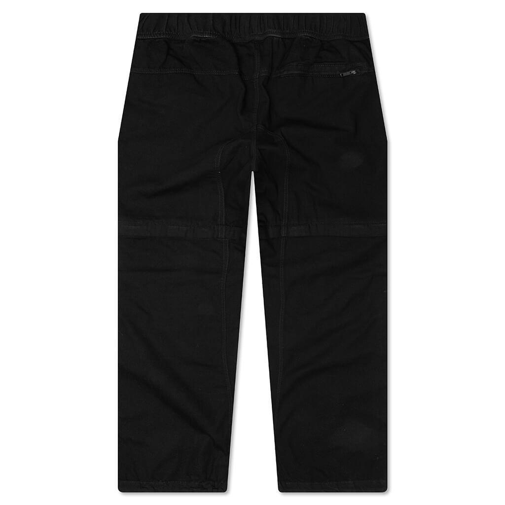 Elasticated Wait Zip Off Denim Pants - Black Male Product Image